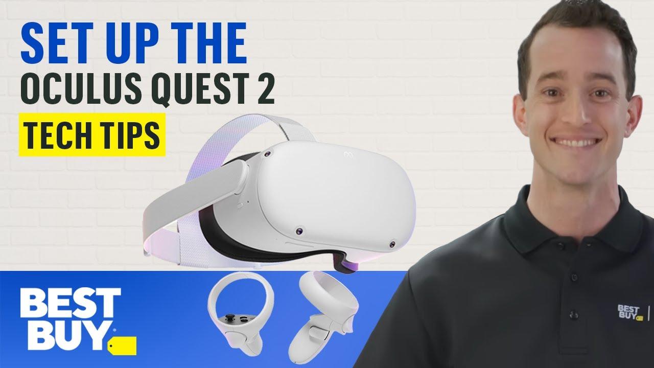 How To Set Up the Oculus Quest 2 - Tech Tips from Best Buy thumbnail