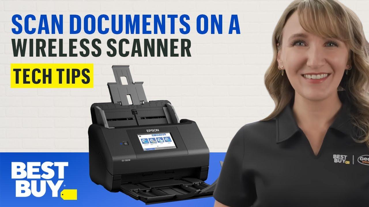 Scanning Documents on a Wireless Scanner - Tech Tips from Best Buy thumbnail