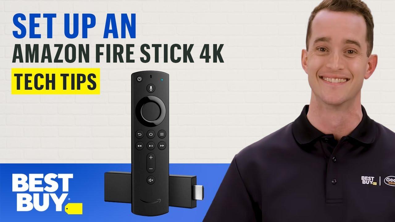 Setting Up an Amazon Fire Stick 4K - Tech Tips from Best Buy thumbnail