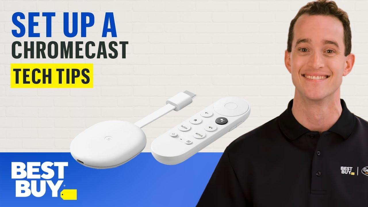 Setting Up Chromecast with Google TV - Tech Tips from Best Buy thumbnail