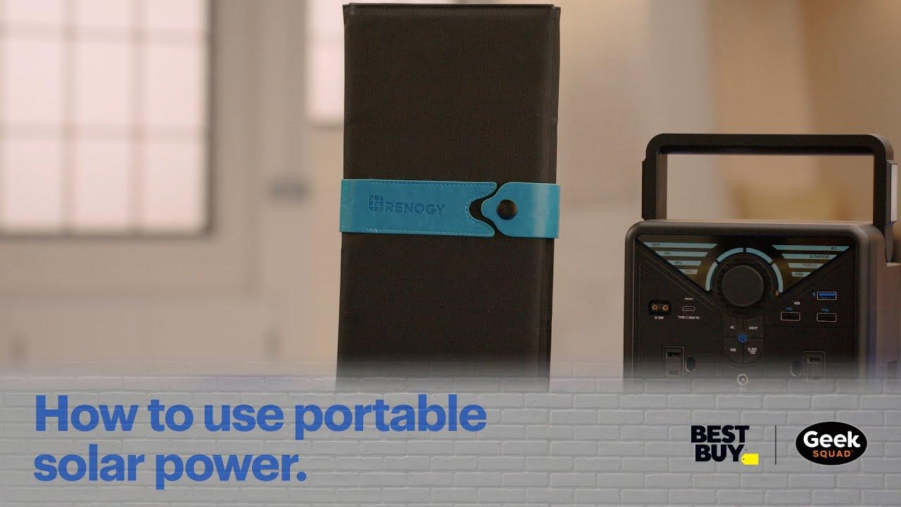 Tech Tips: How to use portable solar power. thumbnail