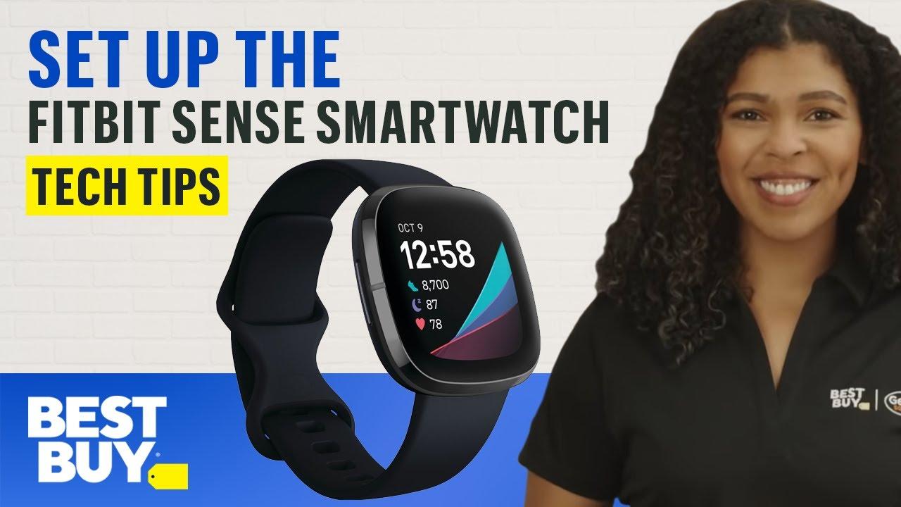 Setting Up the Fitbit Sense Smartwatch - Tech Tips from Best Buy thumbnail