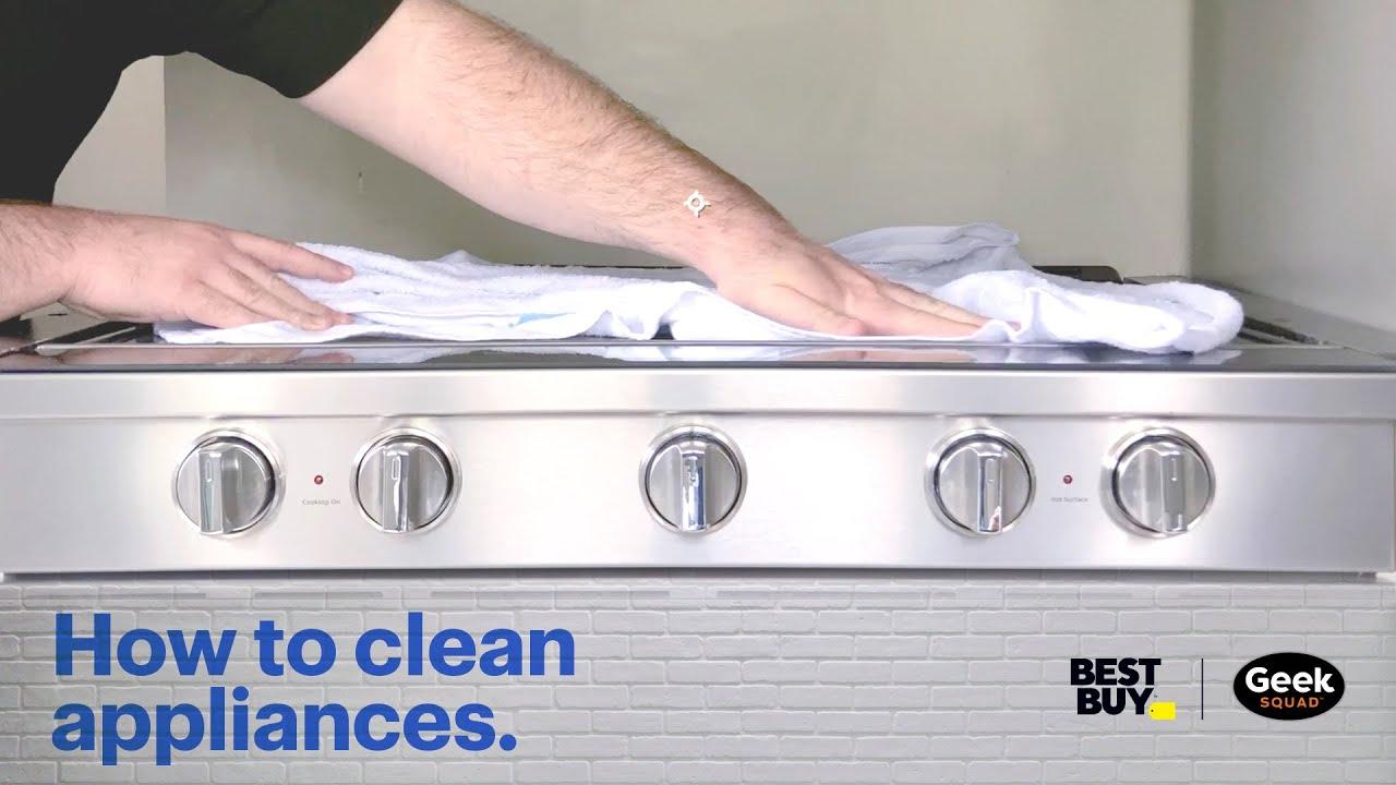 How to clean your stainless steel or glass cooktop appliances - Tech Tips from Best Buy thumbnail