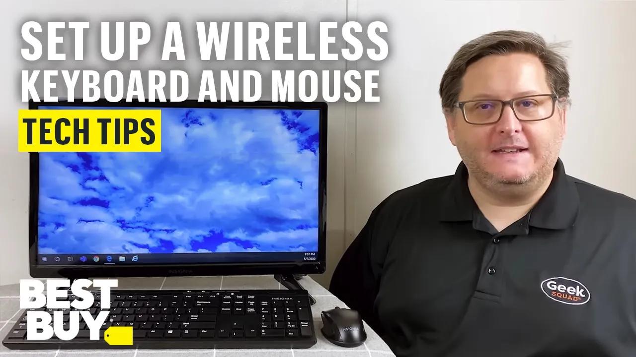 How to Set Up a Wireless Keyboard and Mouse - Tech Tips from Best Buy thumbnail