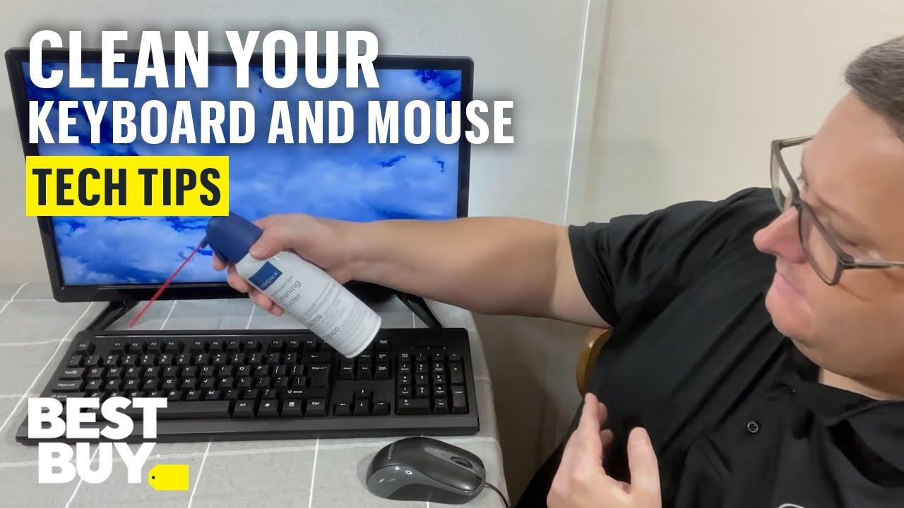 Cleaning Your Keyboard and Mouse - Tech Tips from Best Buy thumbnail