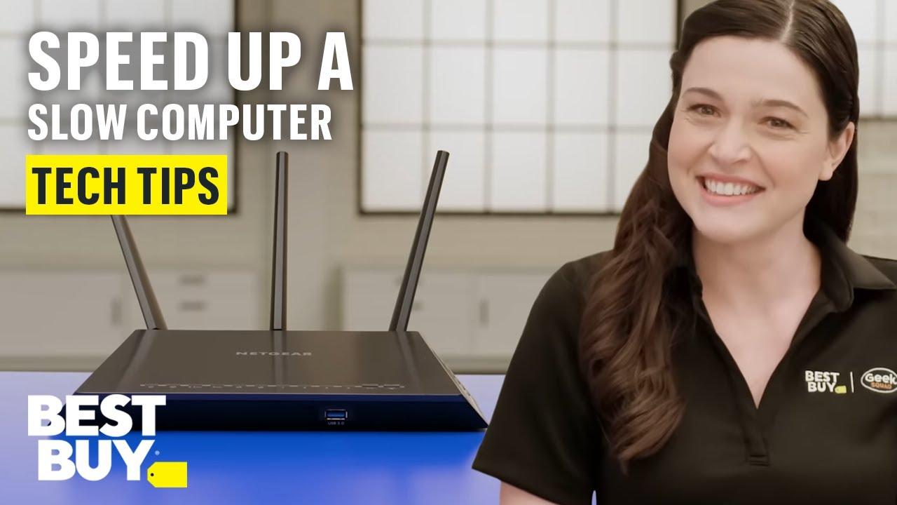 How To Speed Up a Slow Computer - Tech Tips from Best Buy thumbnail