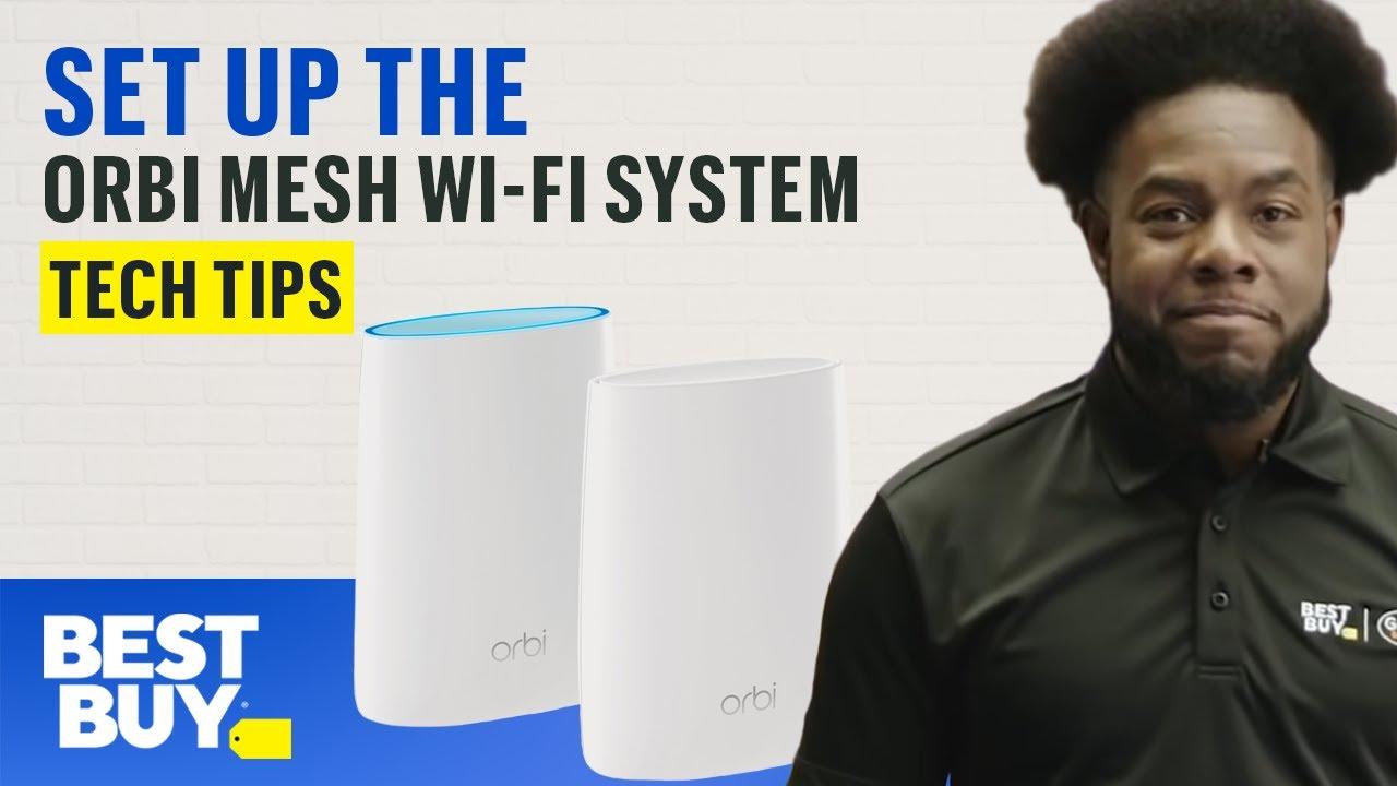 Setting Up the Orbi Mesh Wi-Fi System - Tech Tips from Best Buy thumbnail