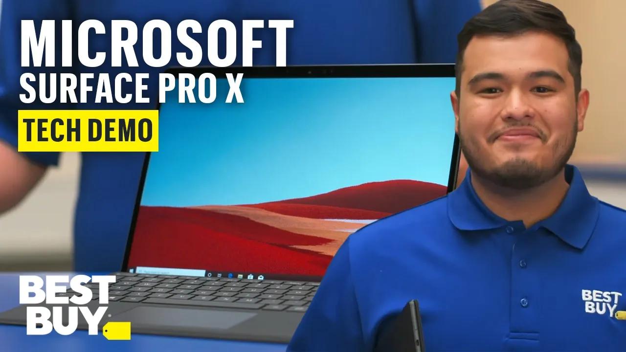 Microsoft Surface Pro X - Tech Demo from Best Buy thumbnail