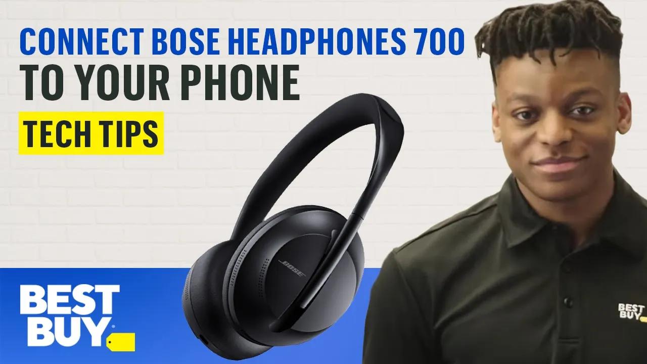 Connecting Bose Headphones 700 to Your Phone - Tech Tips from Best Buy thumbnail