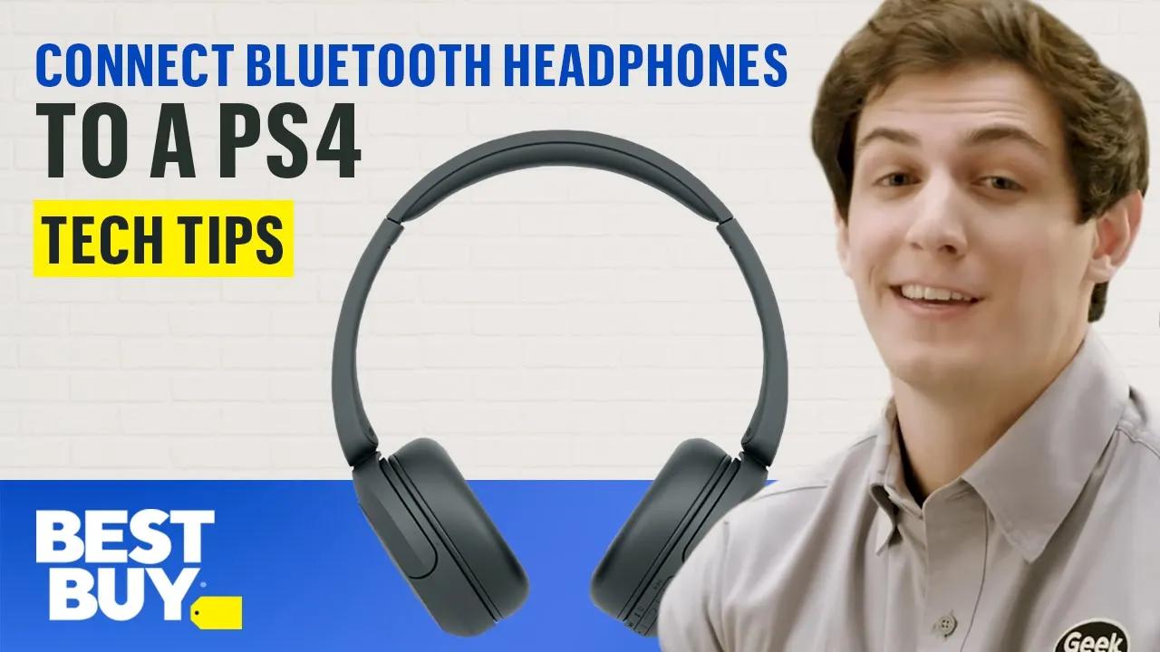 Connecting Bluetooth Headphones to a PS4 - Tech Tips from Best Buy thumbnail