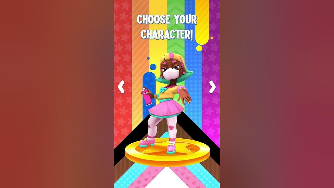 Choose your Surfer - Pink #skatelikeagirl  #surfasyourself #subwaysurfers thumbnail