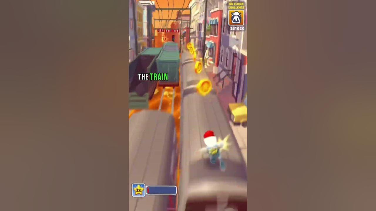 the new subway surfers game mode is ridiculous #subwaysurfers #floorislava thumbnail