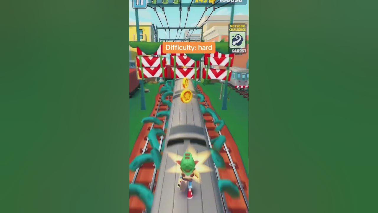 impossible subway surfers mode #shorts #subwaysurfers thumbnail