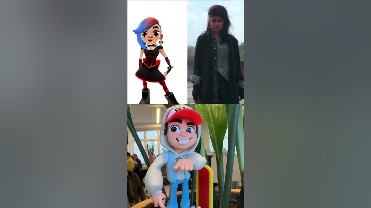 The resemblance is uncanny 😱  #shorts #subwaysurfers #strangerthings thumbnail