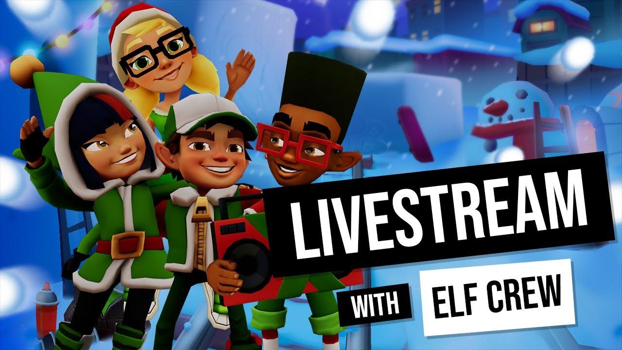 Join us for a snowy Subway City XMAS stream! I Subway Surfers World Tour Livestream thumbnail