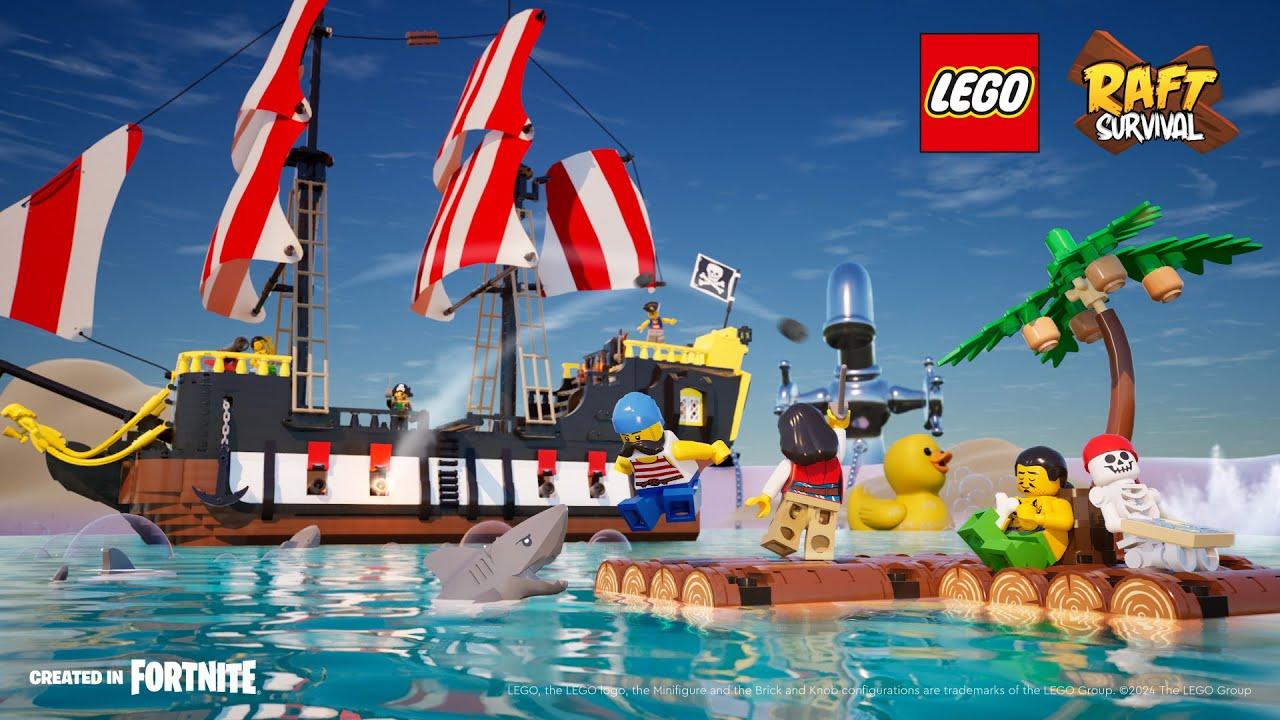 LEGO Islands in Fortnite - LEGO Raft Survival thumbnail