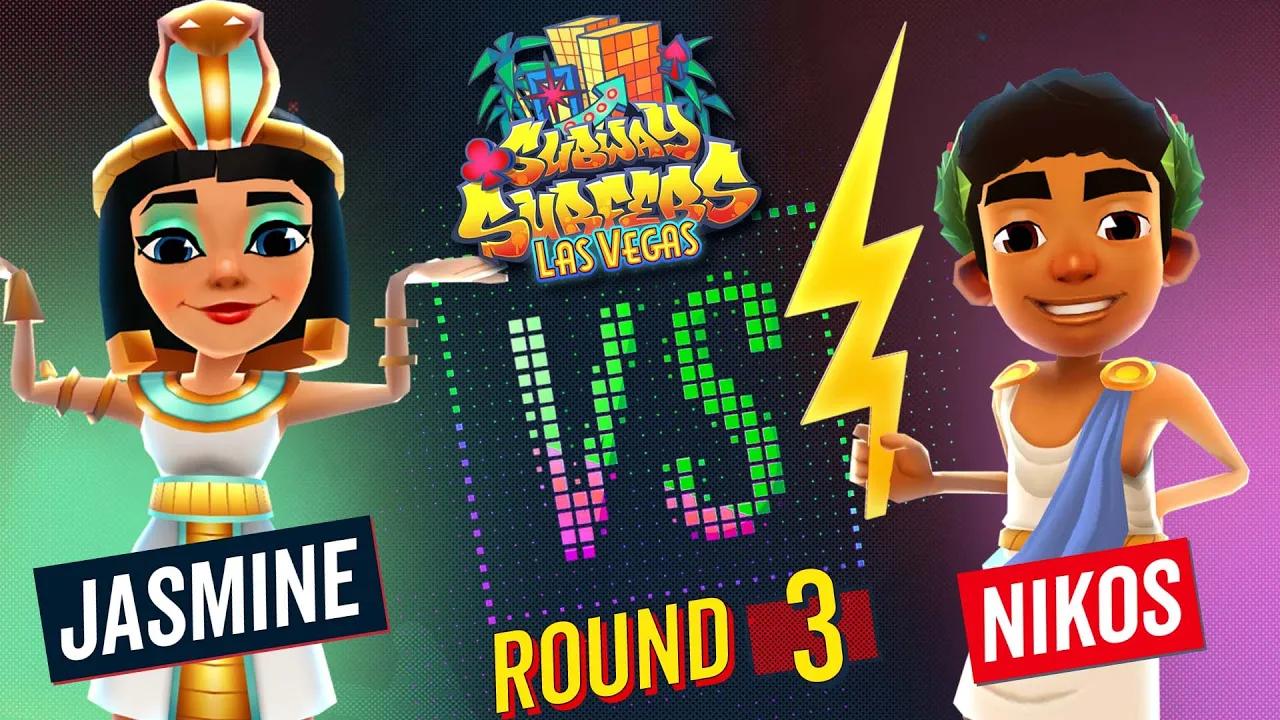 Subway Surfers Versus | Jasmine VS Nikos | Las Vegas - Round 3 | SYBO TV thumbnail