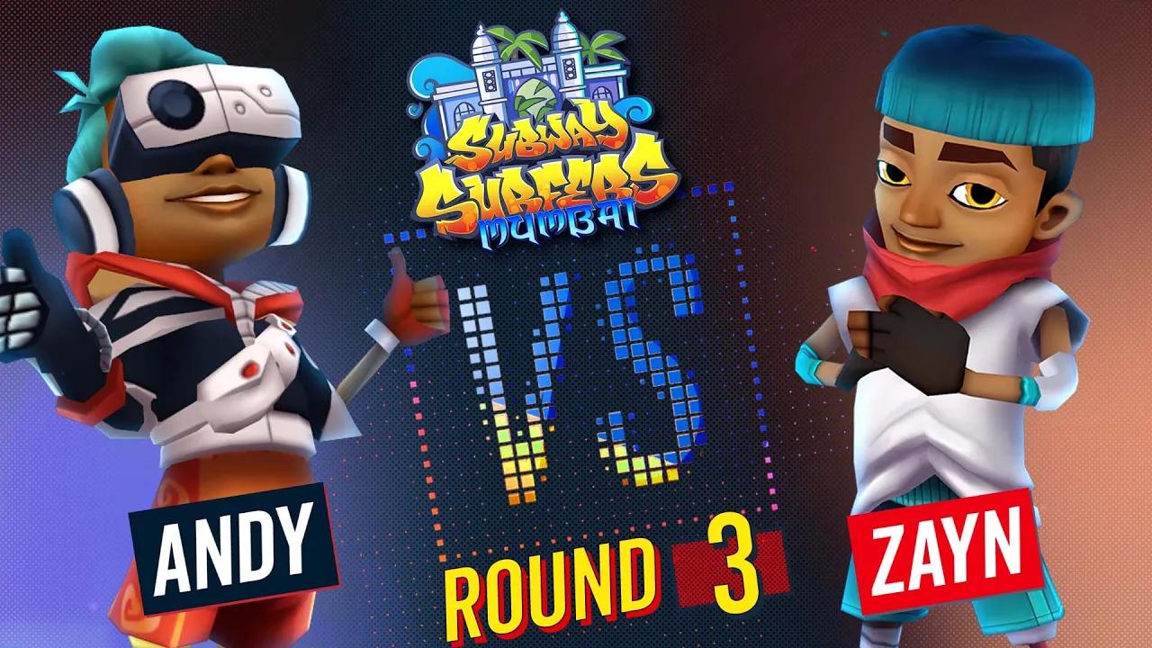 Subway Surfers Versus | Andy VS Zayn | Mumbai - Round 3 | SYBO TV thumbnail