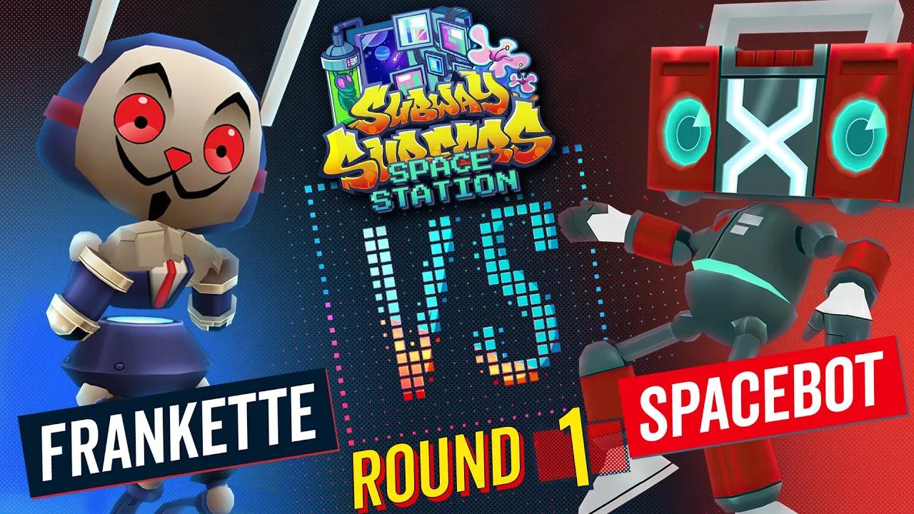 Subway Surfers Versus | Frankette VS Spacebot | Space Station - Round 1 | SYBO TV thumbnail