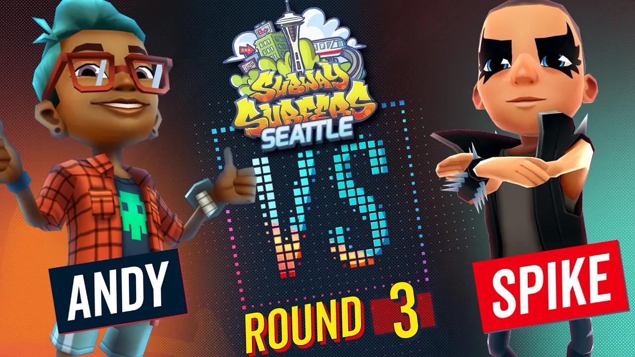 Subway Surfers Versus | Andy VS Spike | Seattle - Round 3 | SYBO TV thumbnail