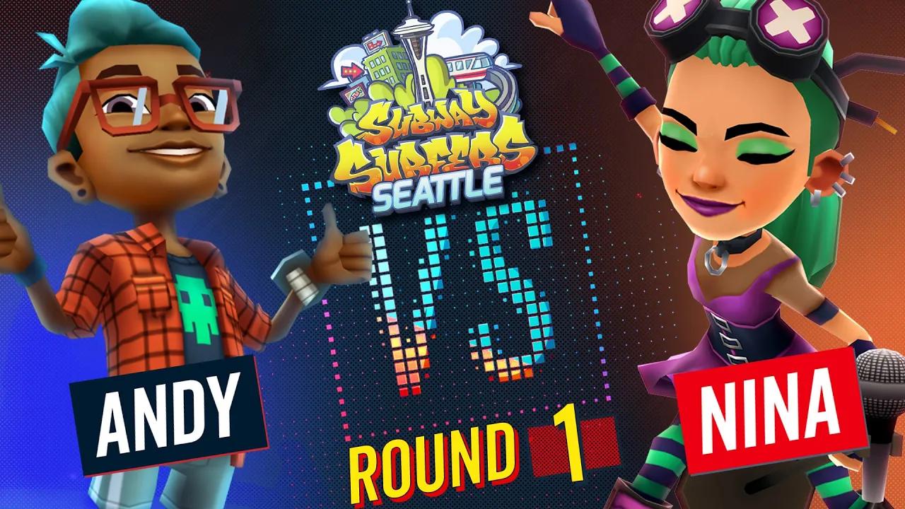 Subway Surfers Versus | Andy VS Nina | Seattle - Round 1 | SYBO TV thumbnail