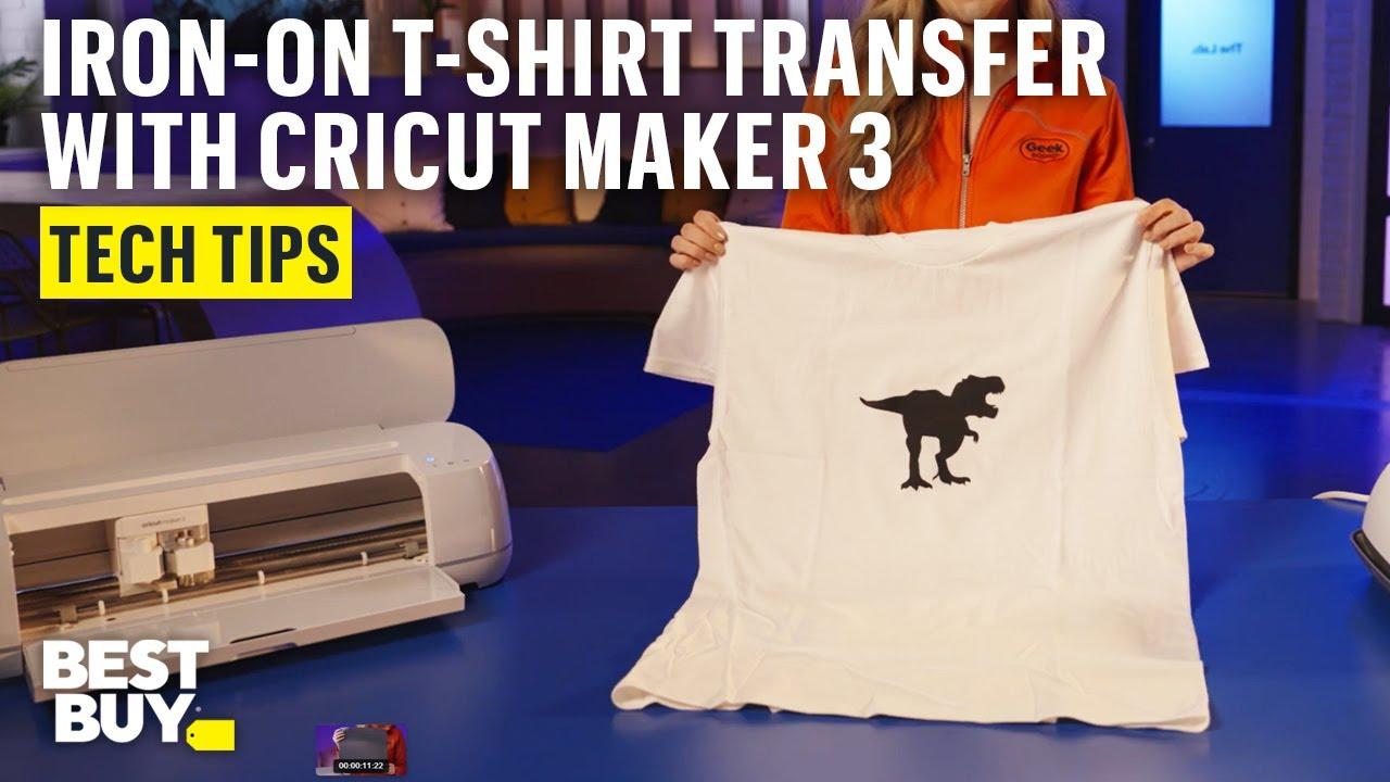 Create Iron-On T-Shirt Transfer with Cricut Maker 3 Smart Cutting Machine – Tech Tips from Best Buy thumbnail