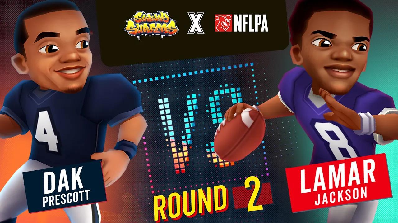 Subway Surfers Versus | Dak Prescott VS Lamar Jackson | Miami - Round 2 | SYBO TV thumbnail