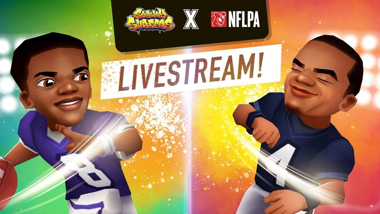 🔴 30 Minute Run w/ Lamar Jackson and Dak Prescott ! | Subway Surfers Gameplay | Miami thumbnail