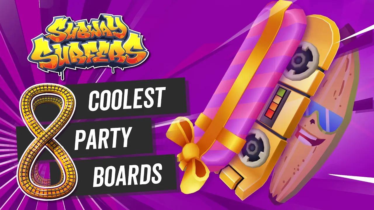 8 Coolest Party Boards | Subway Surfers | SYBO TV thumbnail