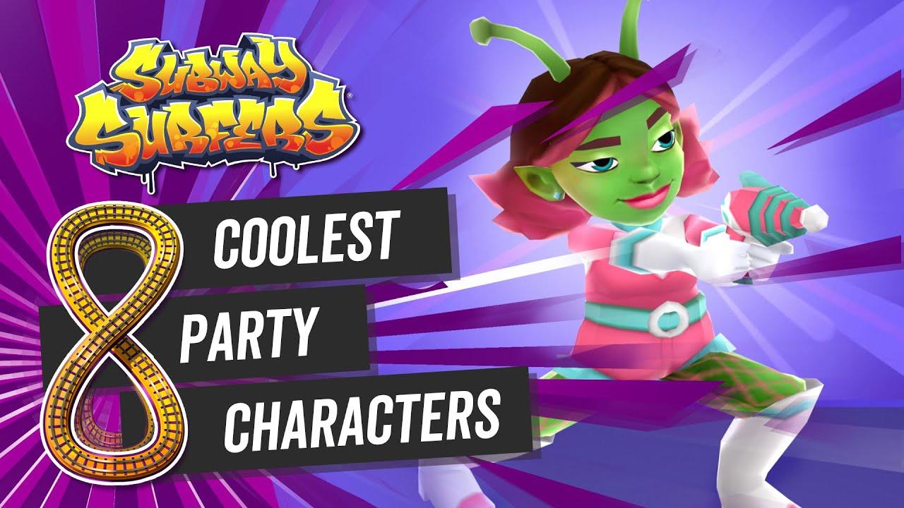 8 Coolest Party Characters | Subway Surfers | SYBO TV thumbnail