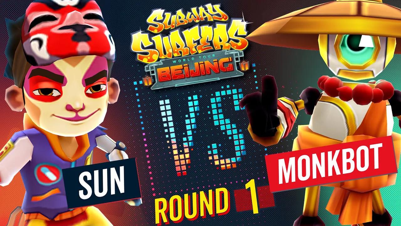 Subway Surfers Versus | Sun VS Monkbot | Beijing - Round 1 | SYBO TV thumbnail