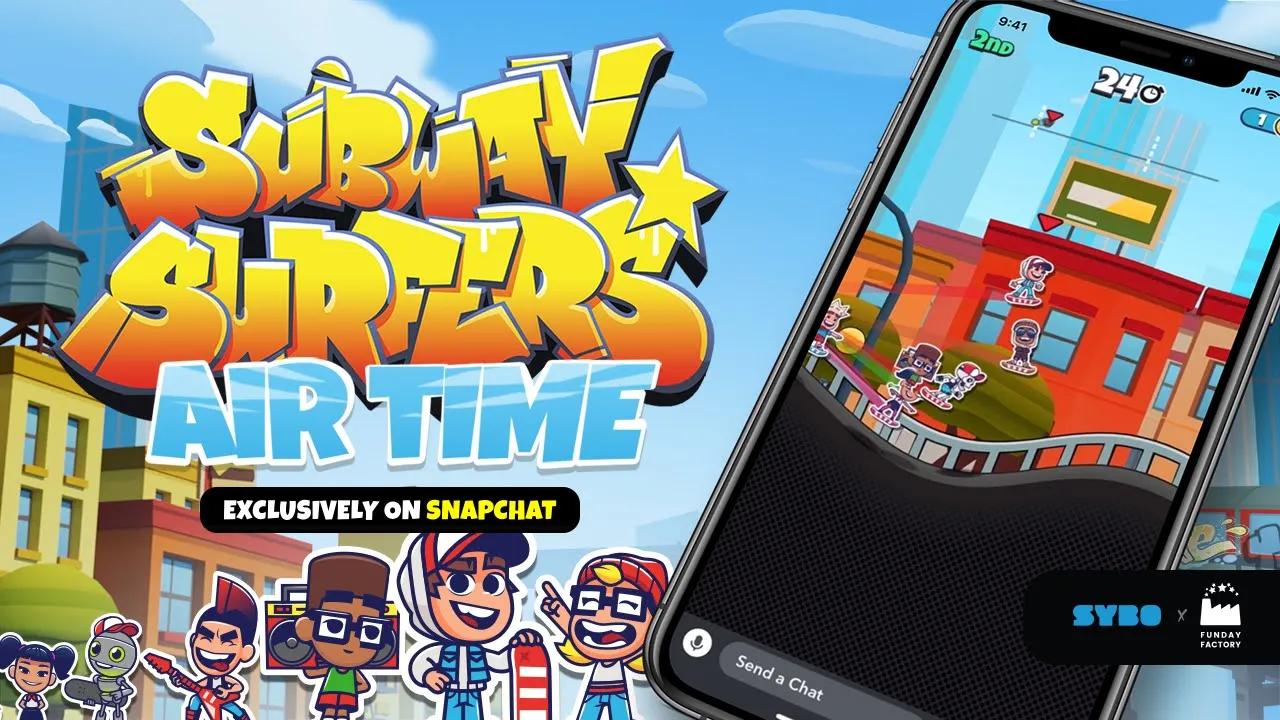 Subway Surfers Airtime - Available on Snapchat Now! | Global Release Trailer thumbnail