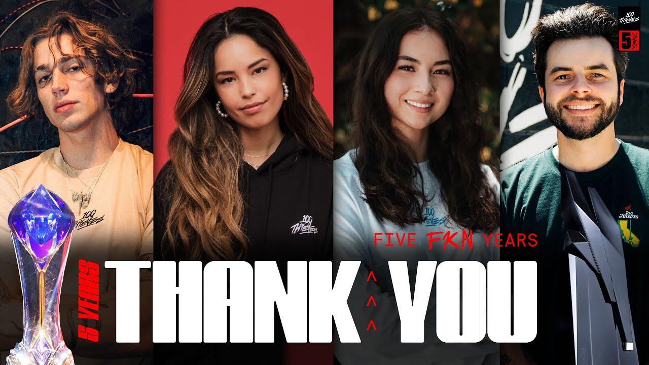 Thank You for Five Years of 100 Thieves! thumbnail