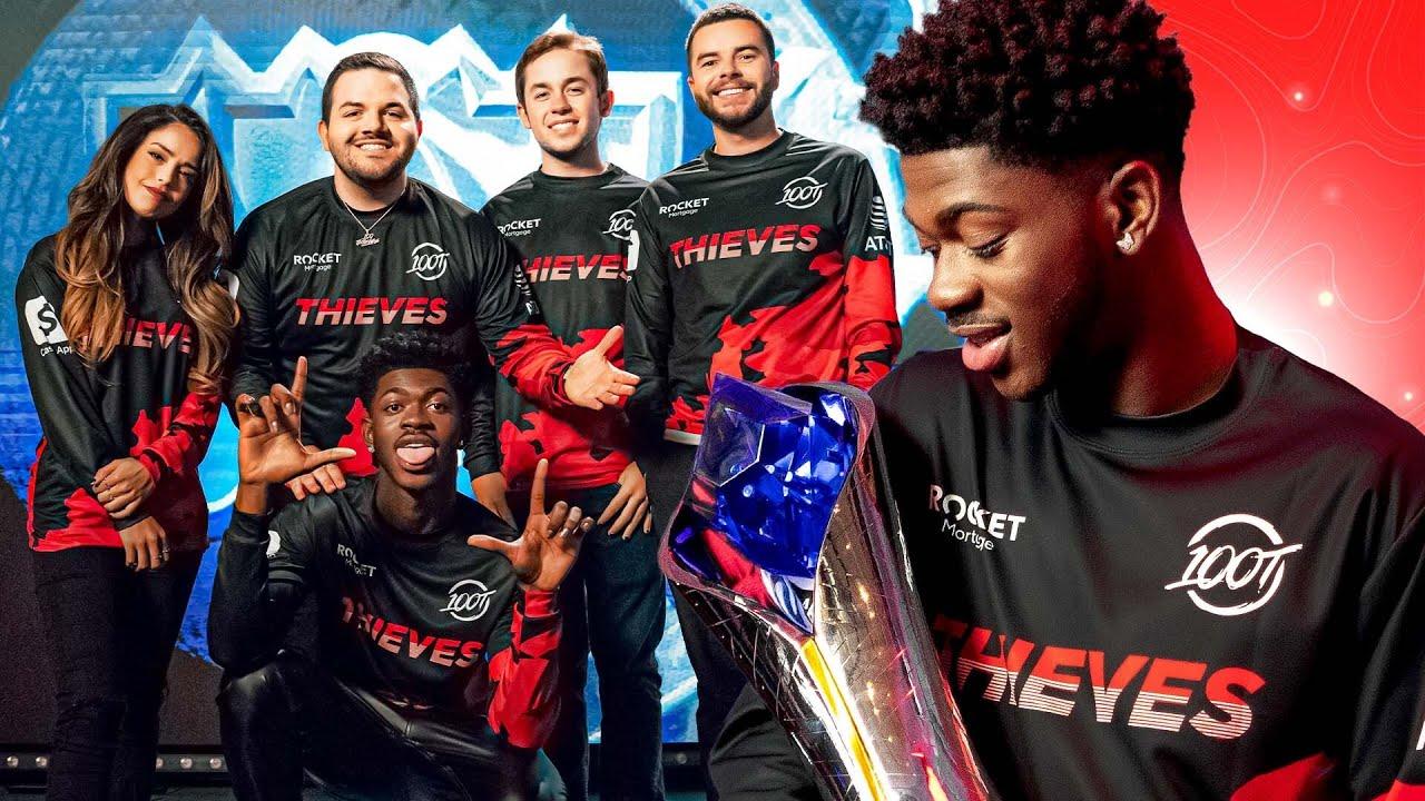 100 Thieves x Lil Nas X x LCS | INDUSTRY BABY and THATS WHAT I WANT | Hype Video thumbnail