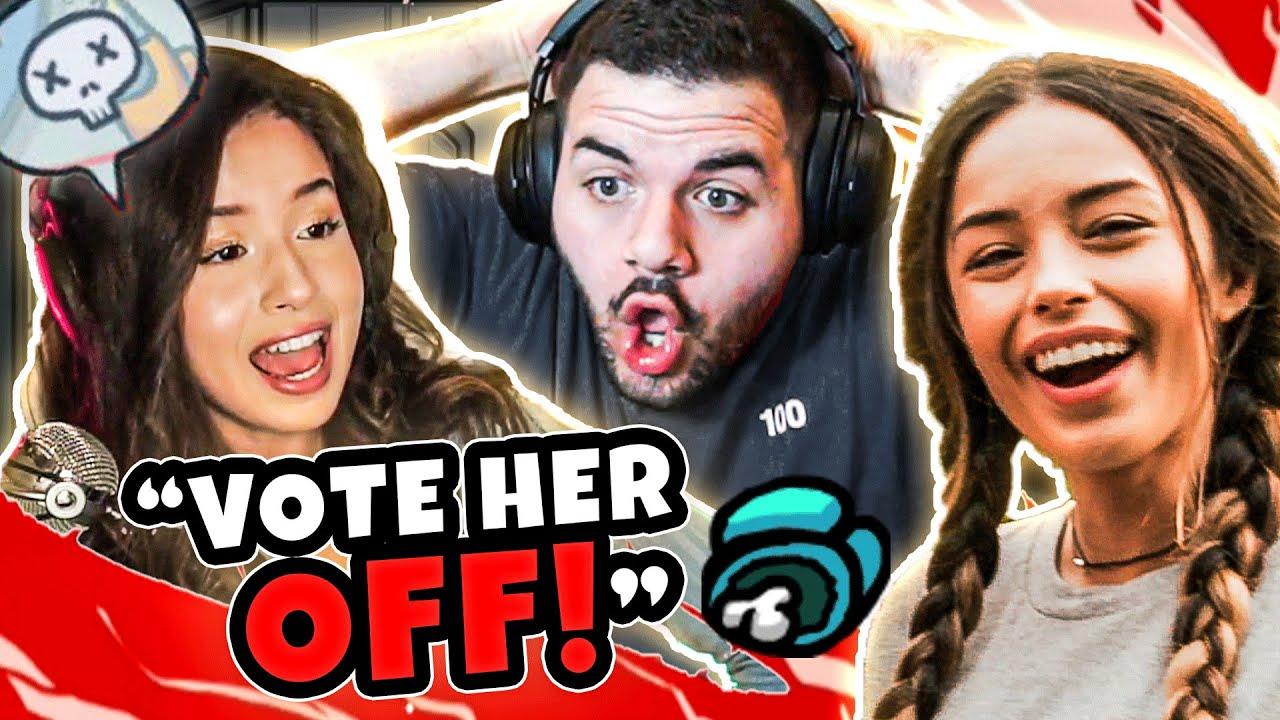 The BEST 200IQ Among Us Imposter EVER?! ft. Valkyrae, Disguised Toast, Pokimane, CouRage & more! thumbnail