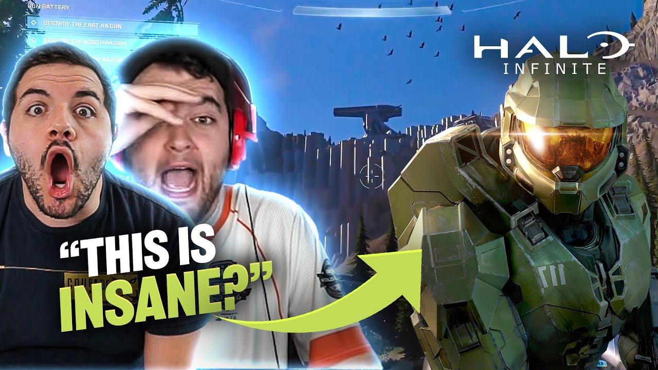 HALO INFINITE GAMEPLAY REACTION ft. CouRage & Noahj456! thumbnail