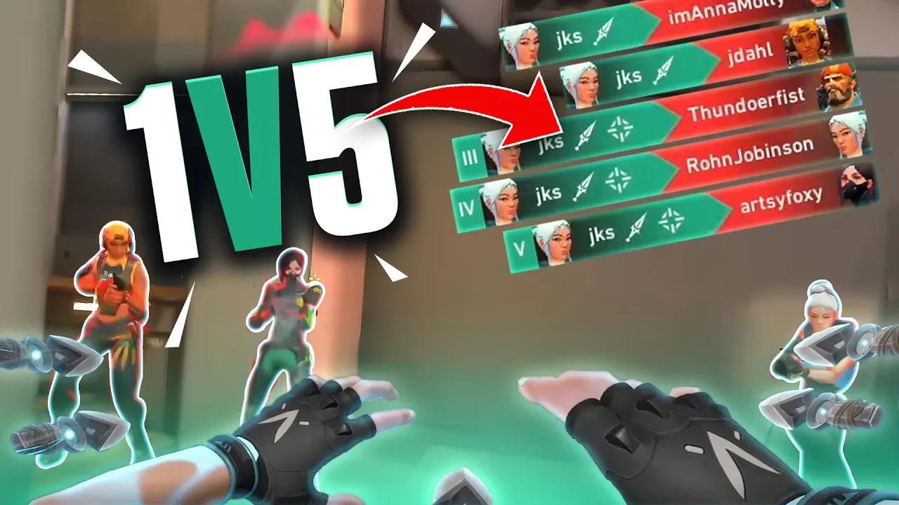 Can CSGO Pros Win a 1v5 Valorant Match? thumbnail