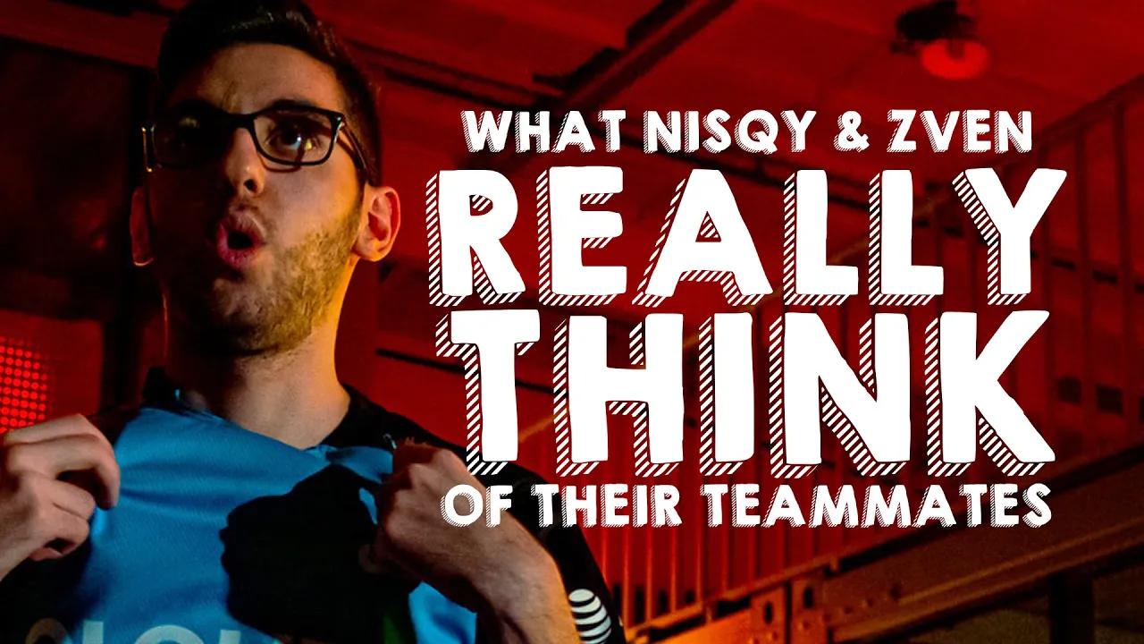 What C9 Nisqy and Zven REALLY THINK of their TEAMMATES! | Cloud9 LoL Compliments thumbnail