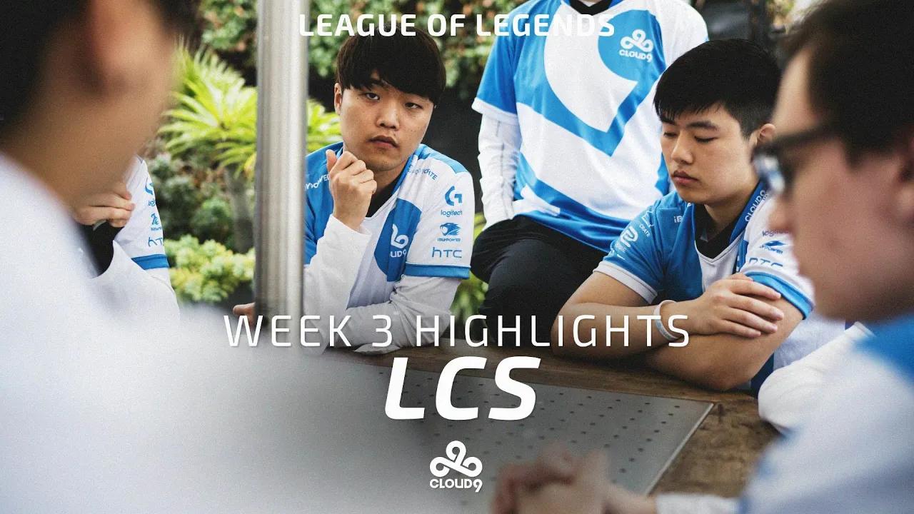 Cloud 9 LoL - Week 3 LCS Highlights thumbnail