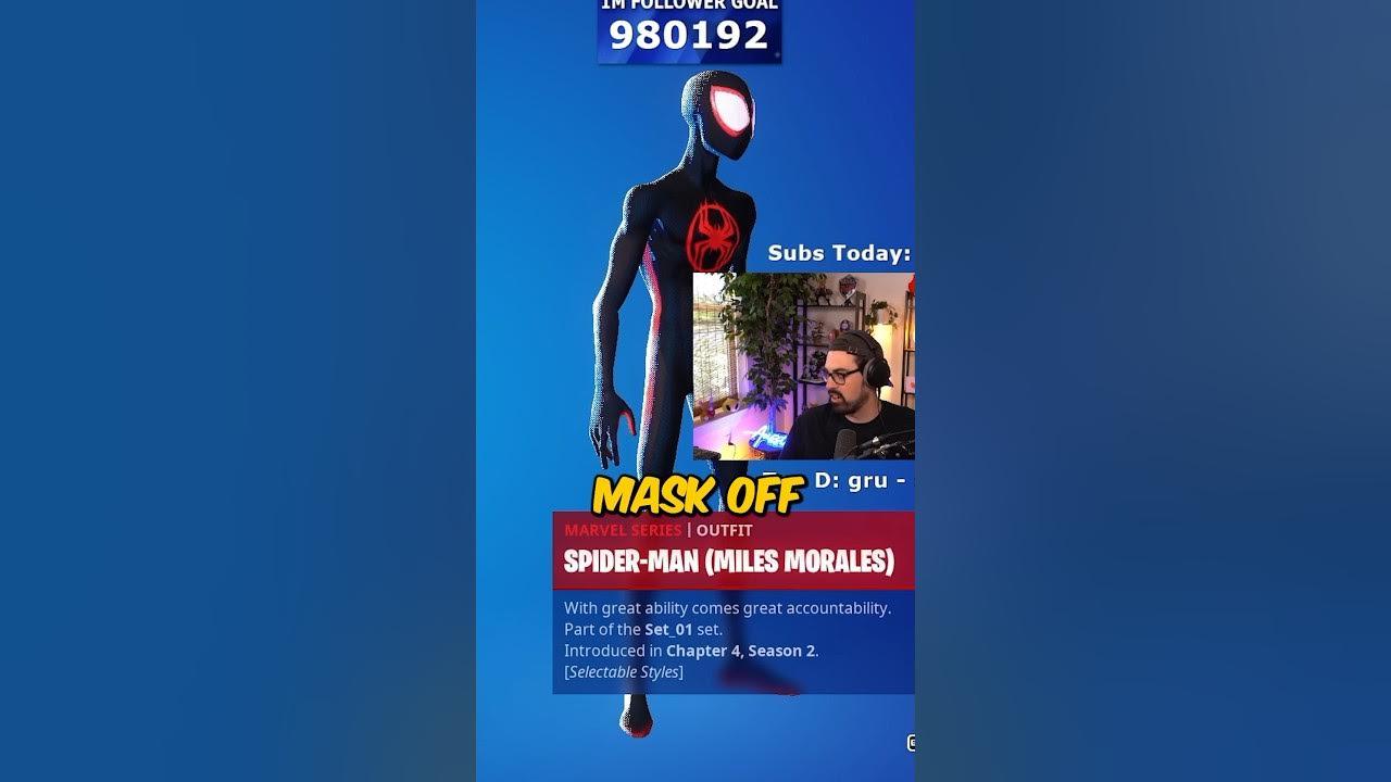 New Spider-Man Miles Morales skin 🕸️🕷️ #fortnite #spiderman #milesmorales thumbnail