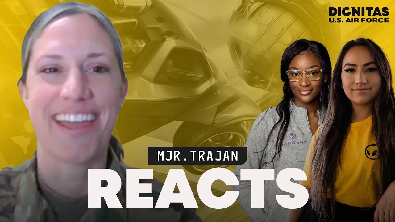 U.S. Air Force Major Elizabeth Trahan Reacts to Theia, Herculyse and TigerQueen's Gameplay thumbnail