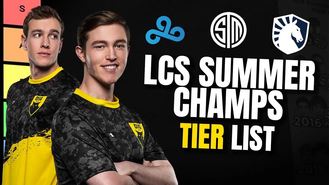 The BEST LCS Summer Split Team? | Major League w/ Damonte & Akaadian (Tier List) thumbnail