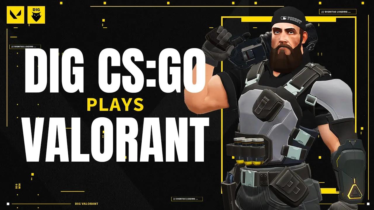 When DIG CS:GO Plays VALORANT (ft. GeT_RiGhT, Xizt, f0rest, friberg, hallzerk) Best Plays & Moments thumbnail