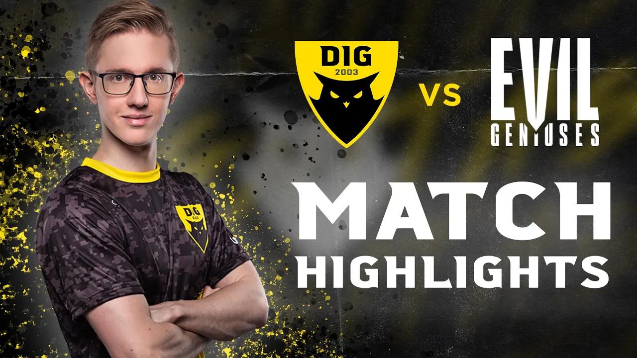 DIG vs Evil Geniuses | LCS Spring 2020 Week 1 | Match Highlights thumbnail