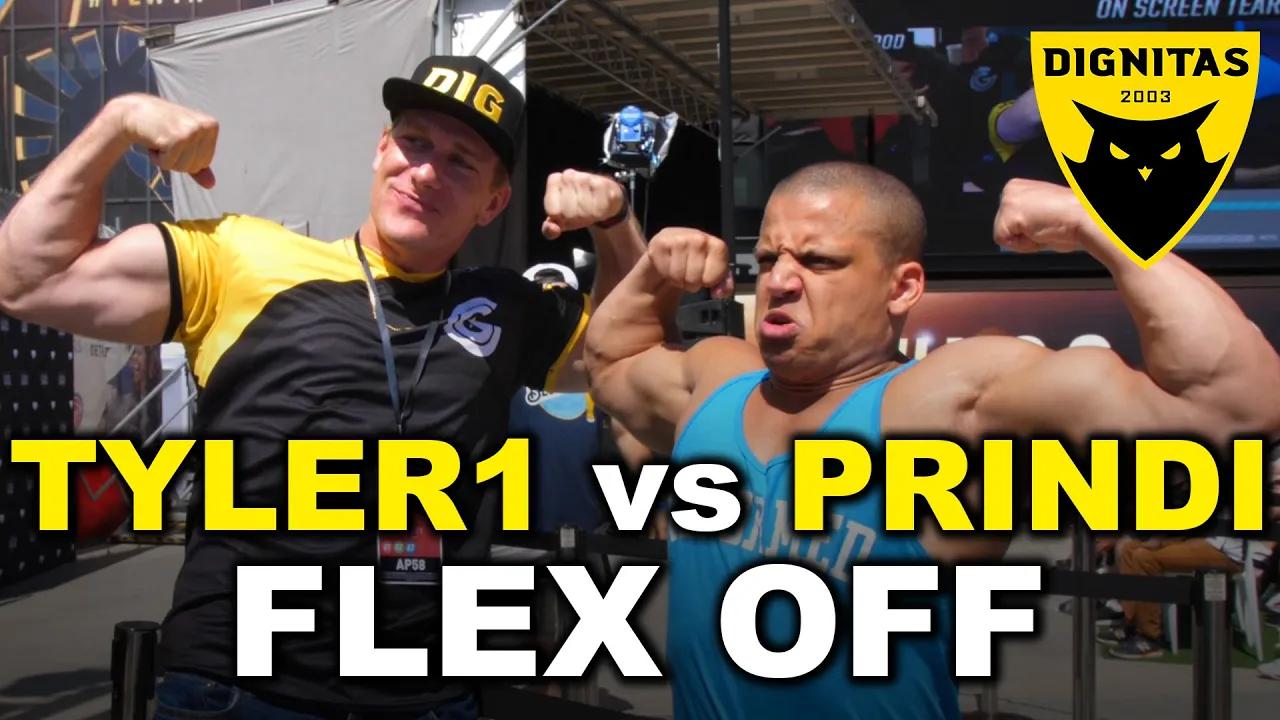 TYLER1 FLEXES ON DIGNITAS CEO | LCS Detroit Finals Tailgate thumbnail