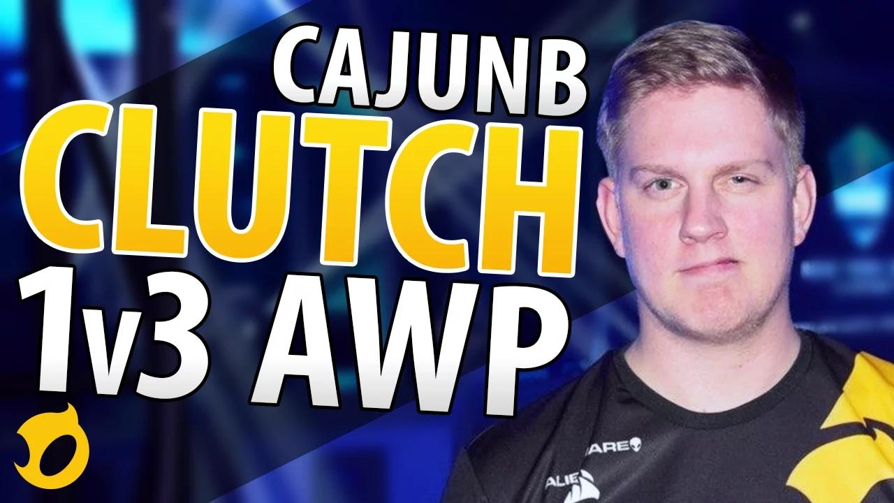 [CSGO] cajunb 1v3 AWP clutch to defend the bombplant thumbnail