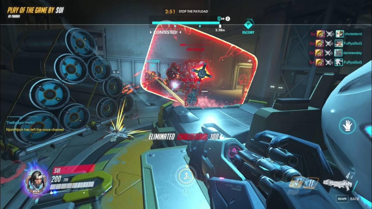 Sui clears the last line of defense to win the game with Pharah thumbnail