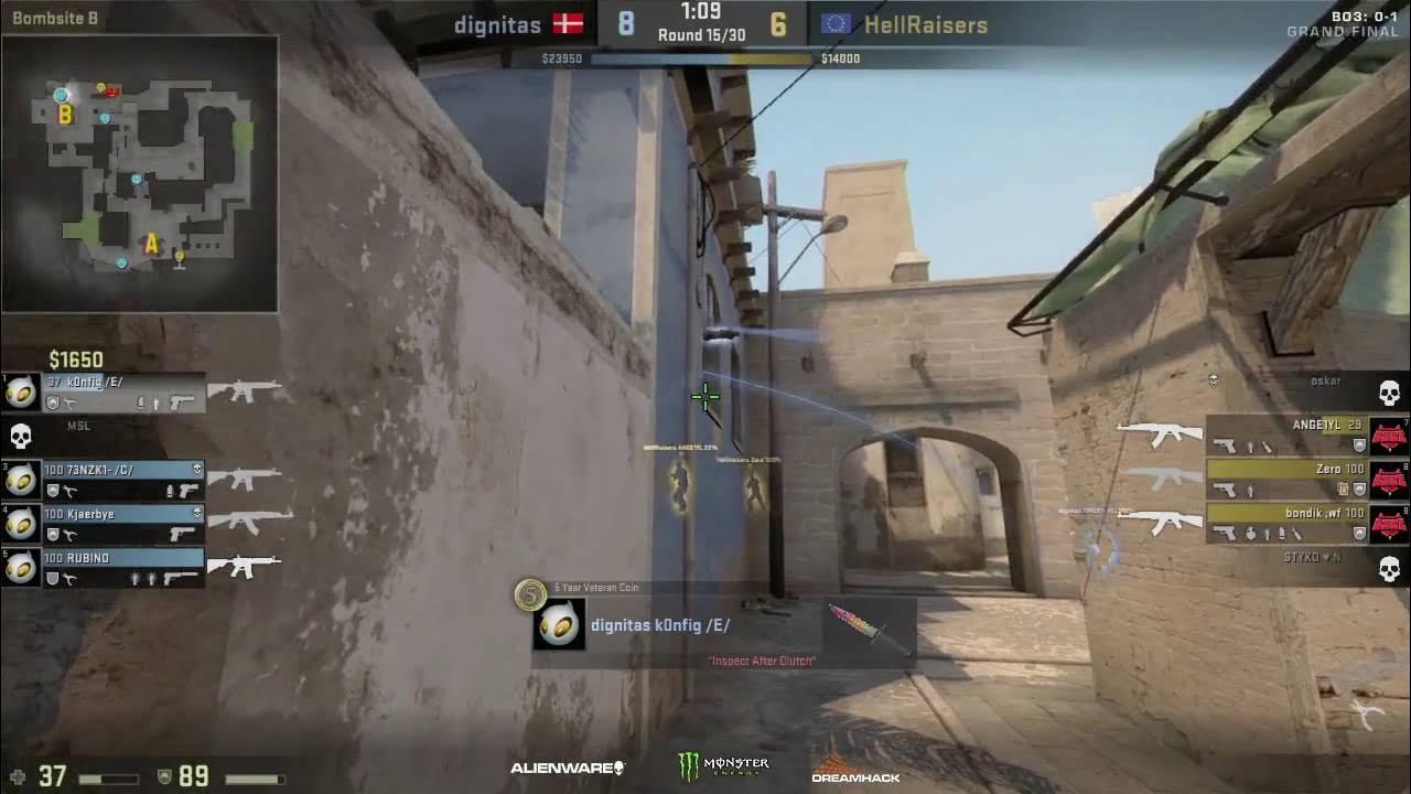 k0nfig jumpshots ANGE1 in Dreamhack Tours 2016 Final thumbnail