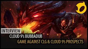 Interview with C9 Bubbadub - Game against CLG & Cloud 9's prospects for the split thumbnail