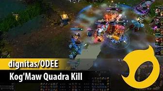 dignitas/ODEE Kog'Maw Quadra Kill thumbnail